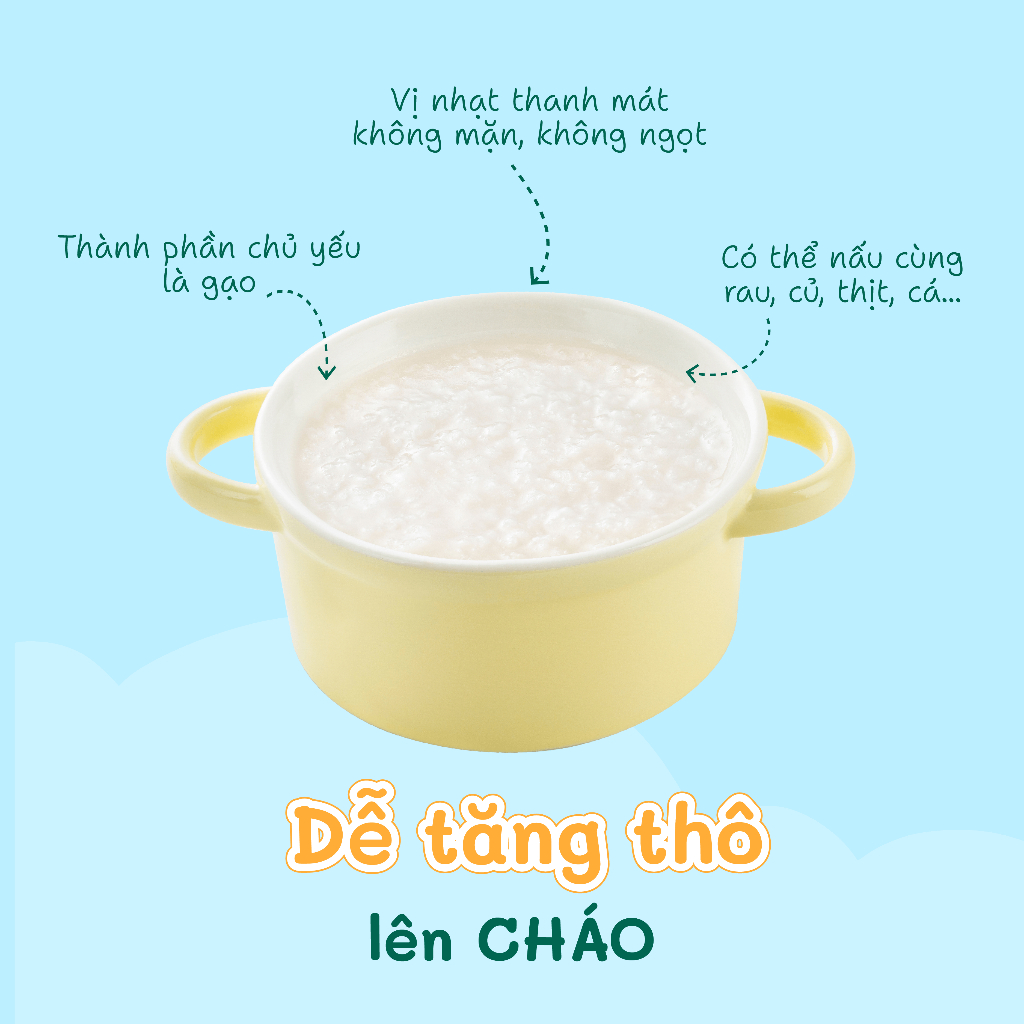 Cháo nấu ăn Dặm Bột ăn Dặm Mabu (400g 900g) (Mẫu mới HSD 2027)