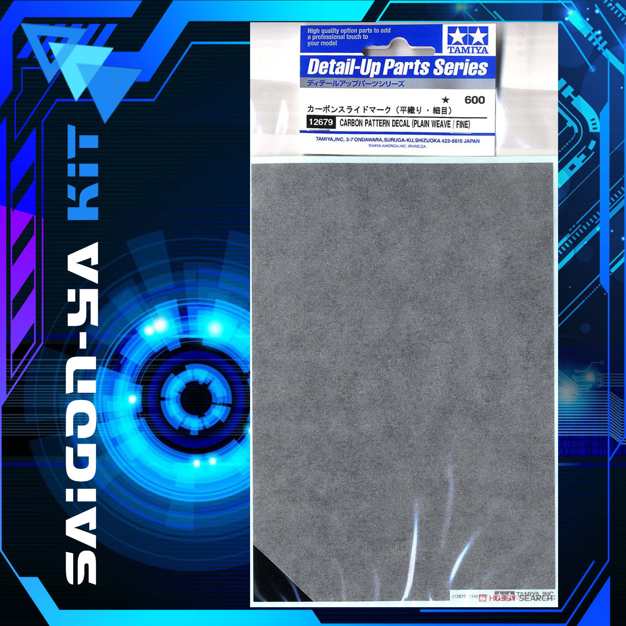 [TAMIYA] Decal Carbon để dán mô hình