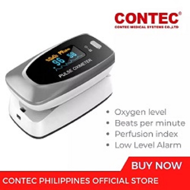 Máy đo nồng độ oxy trong mau spo2 contec cms50d2