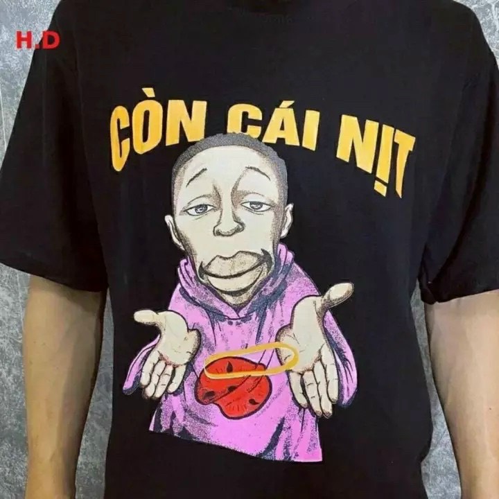 ÁO THUN CÒN CÁI NỊT IDOL TIKTOK THỜI TRANG CÁ TÍNH