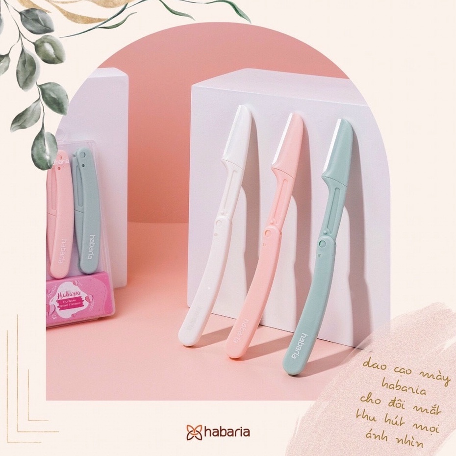 Set 3 dao cạo lông mày Habaria Eyebrow Smart Trimmer