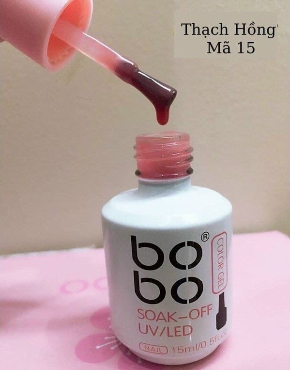 [ Mã màu 1 -> 15 ] Sơn Móng Thạch Bobo Set 30