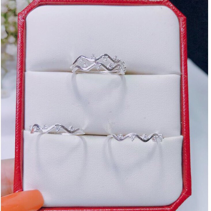 Nhẫn Sóng Siêu Xinh - TRANG SỨC BẠC TNJ CAM KẾT HÀNG CHUẨN ẢNH, CHẤT LƯỢNG TỐT, PHỤC VỤ TẬN TÌNH, CHU ĐÁO