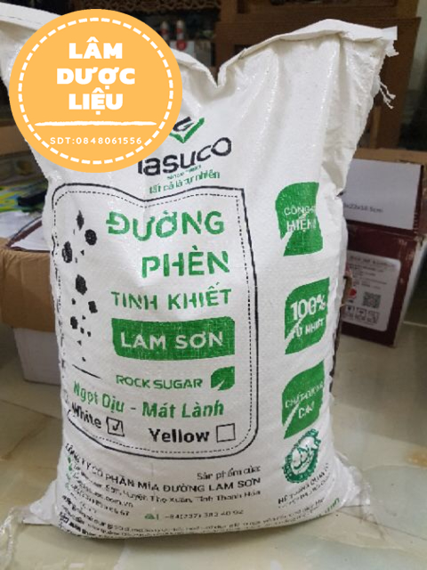 1kg Đường phèn sạch hạt trắng