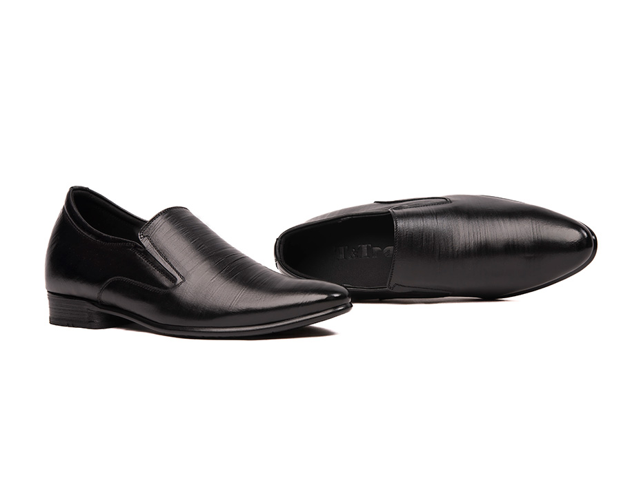 [8CM] Giày Tăng Chiều Cao Nam T&Tra S970 Đen Sọc - Cao Bí Mật Từ Bên Trong