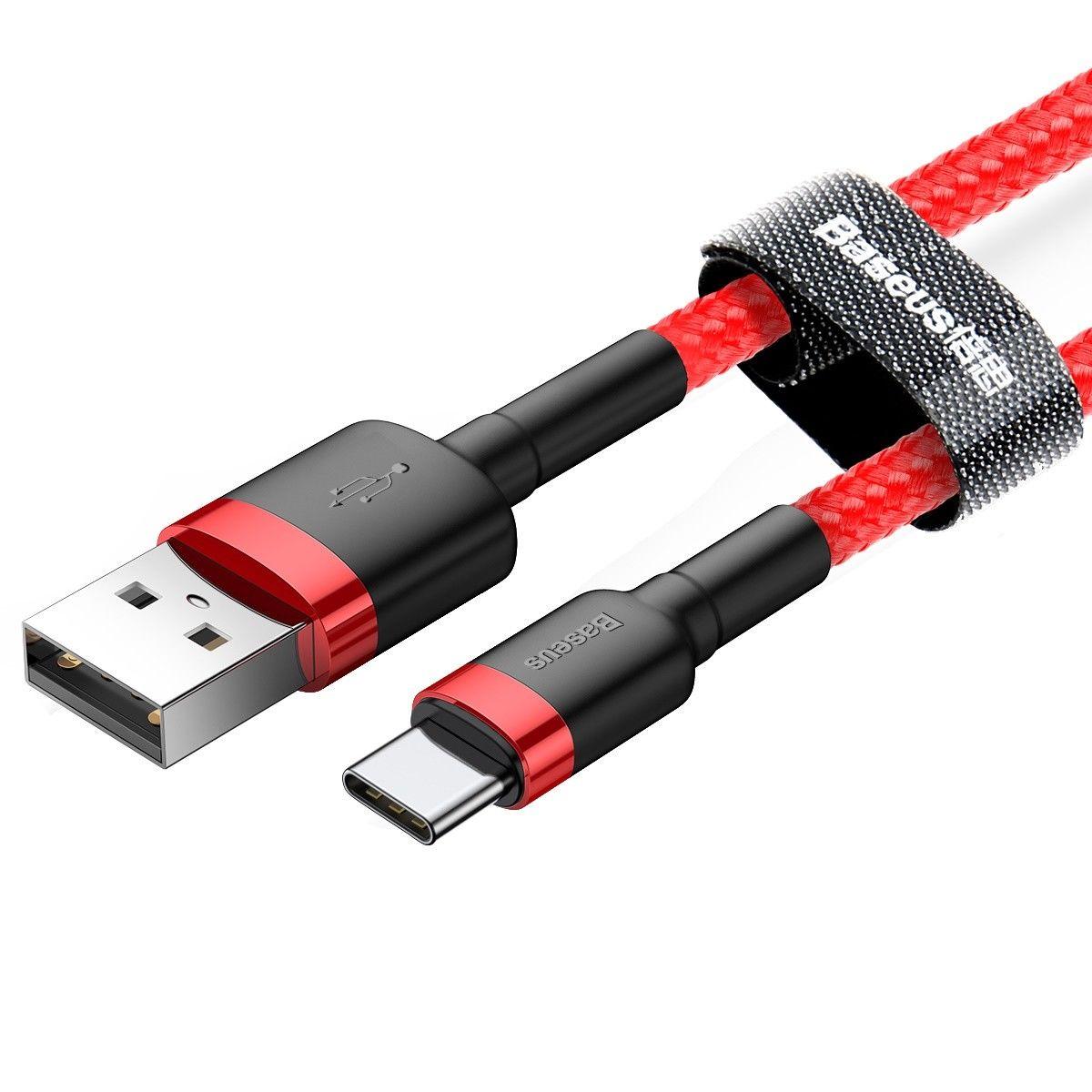 Baseus Braided USB 2.0 USB-C Type-C 2A Cable Fast Data Sync Charger Wire Cord