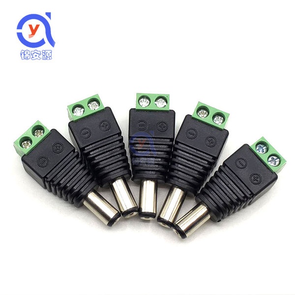 05 Giắc đầu nối dây điện 12V cáp nguồn DC bắt vít MS15