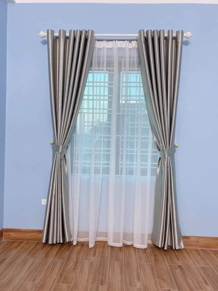 Giá rèm cửa sổ cản nắng, rèm cửa chính, phòng ngủ