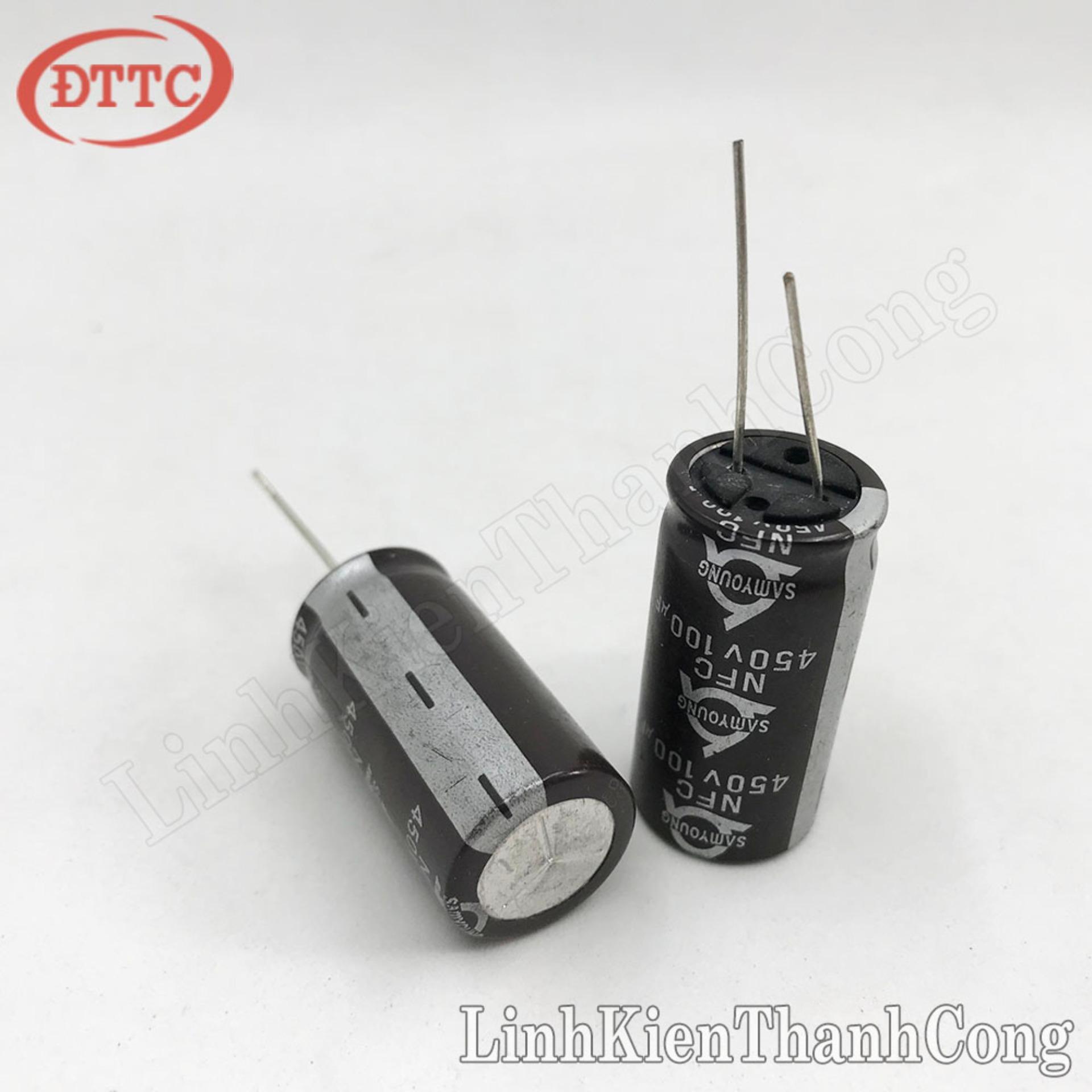 Tụ SAMYOUNG 100uF 450V (18x35mm)