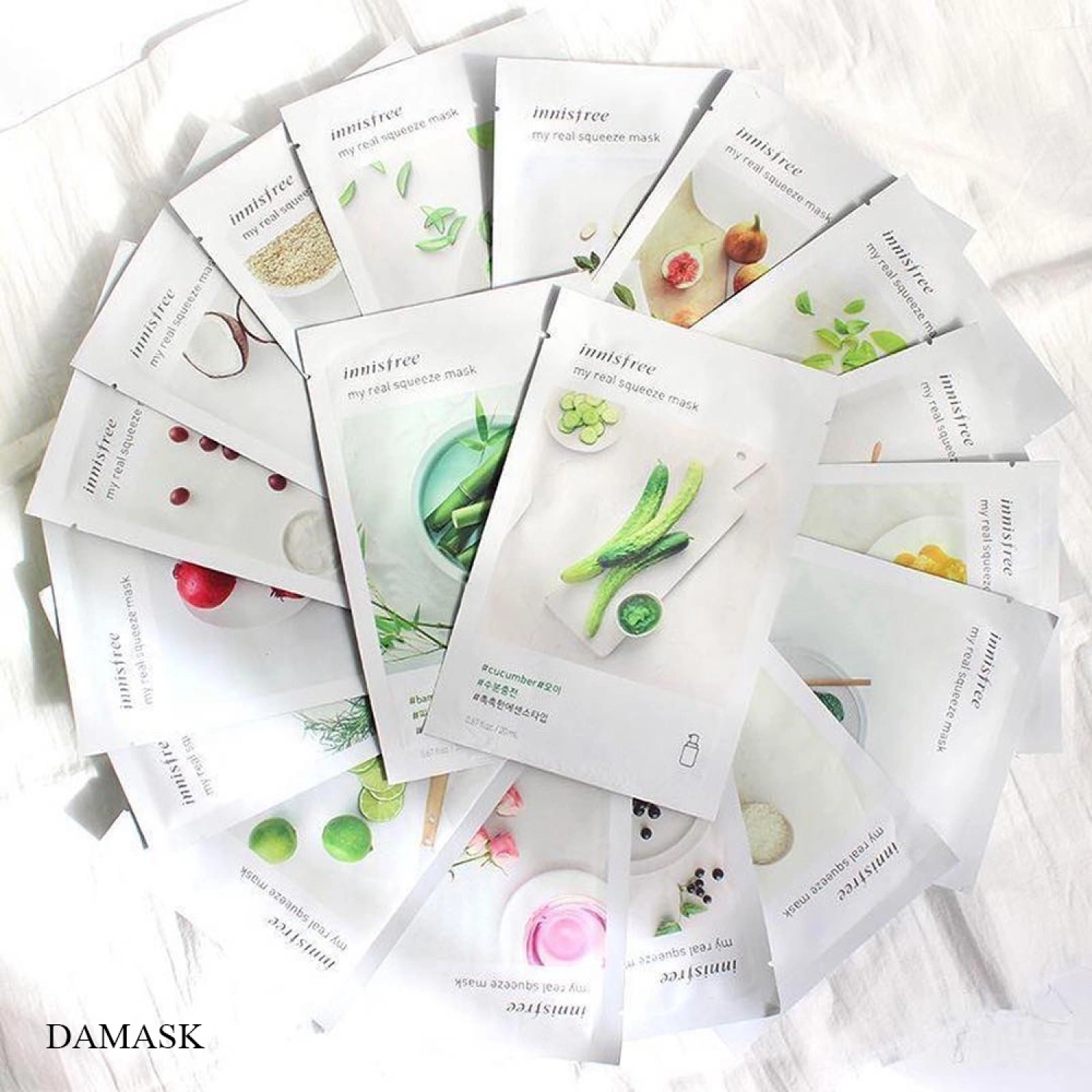Mặt nạ dưỡng da mặt nạ innisfree dưỡng trắng giảm thâm mờ sẹo