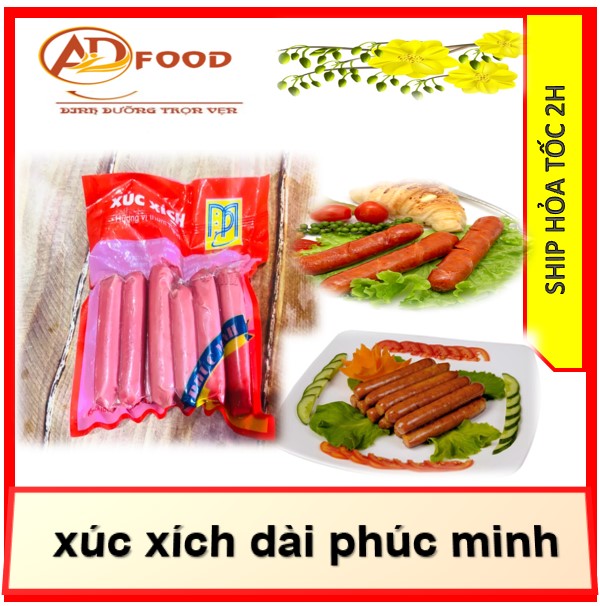 1kg xúc xích dài phúc minh thơm ngon