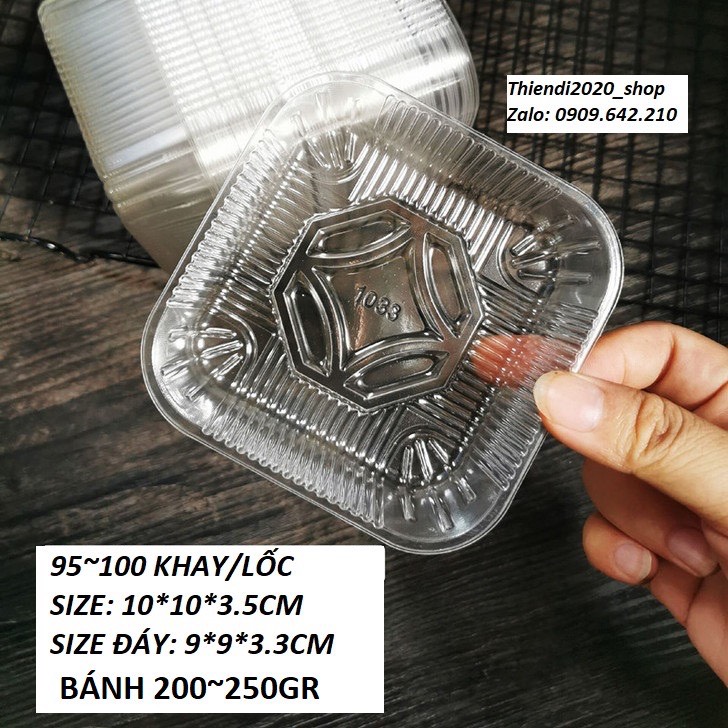FEB24- 100 KHAY ĐỰNG BÁNH TRUNG THU 50GR (300GR)
