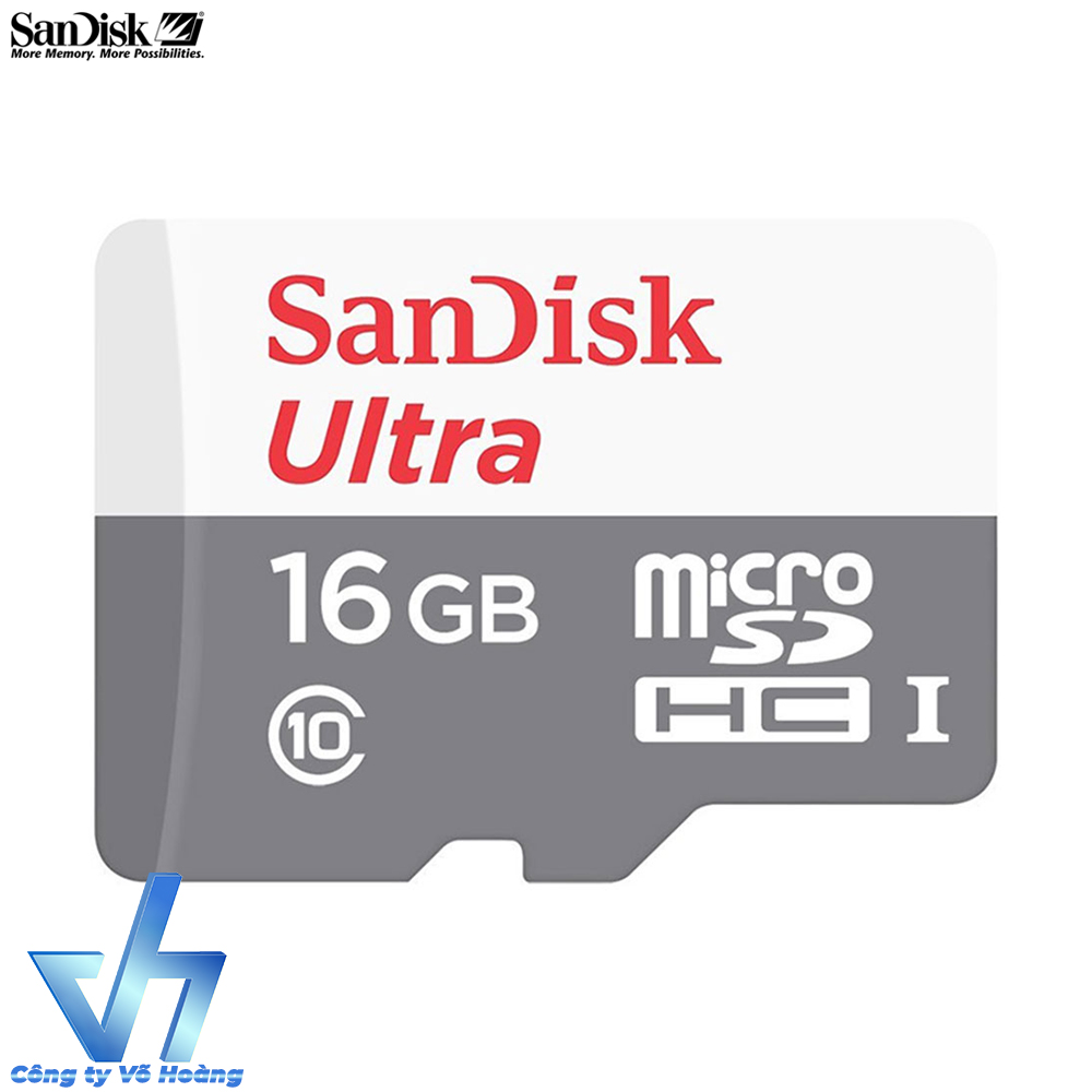 Thẻ nhớ 16GB Sandisk Ultra MicroSD Class 10 100MB/s