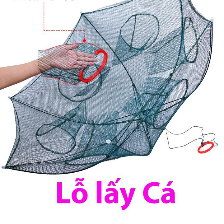 Lưới Bát Quái Bắt Cá, Tôm, Lươn, Trạch