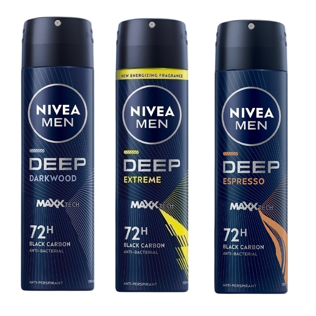 Xịt Khử Mùi Cho Nam Nivea Men 48h 150ml