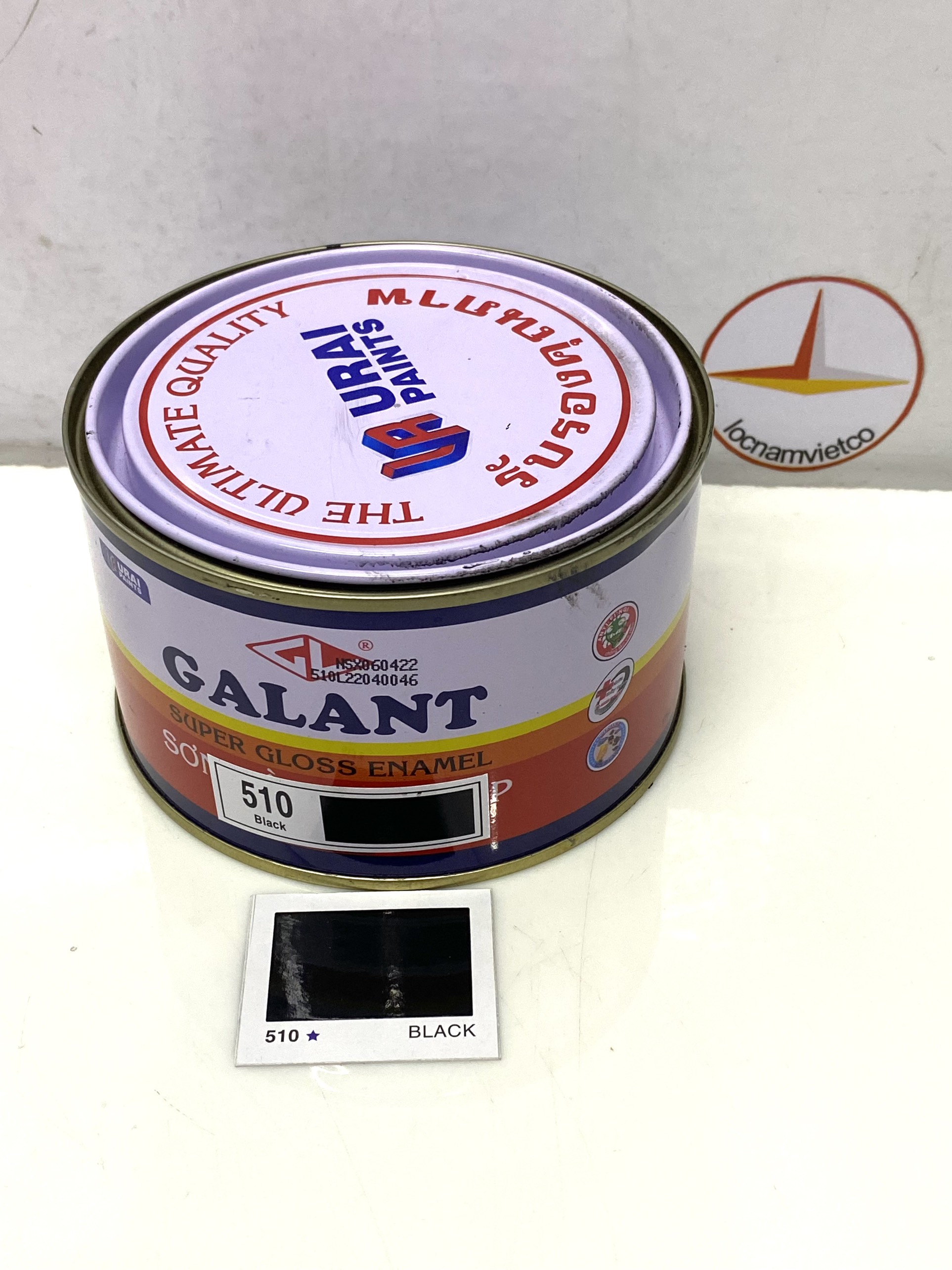 Iron and Steel Paint, Galant Oil Paint, Color Black 510, 375ml