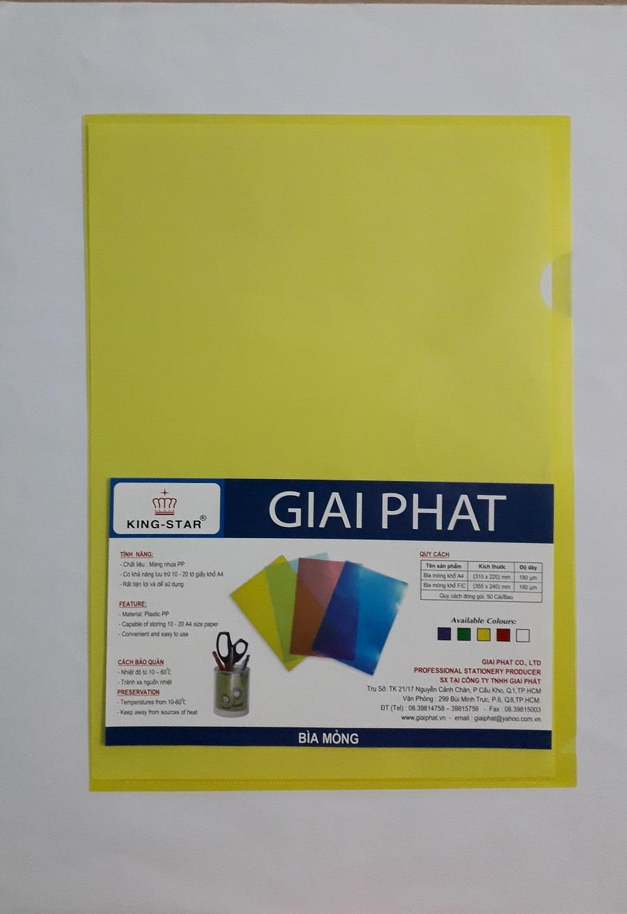 Combo 10 Cái Bìa Lá Màu  Khổ A4