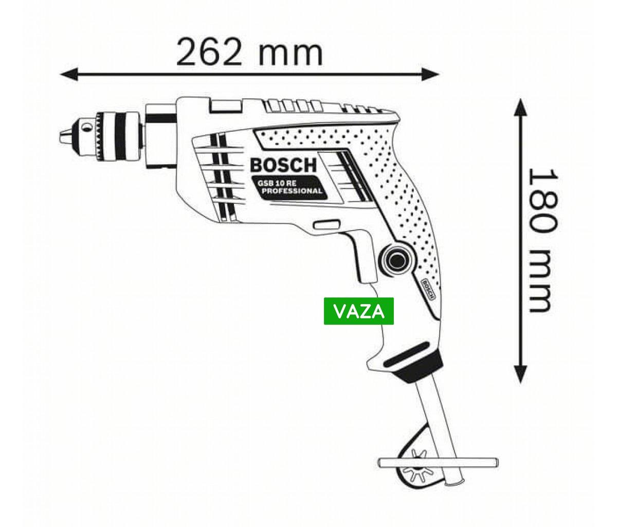Máy khoan động lực Bosch GSB 10 RE (hộp giấy)