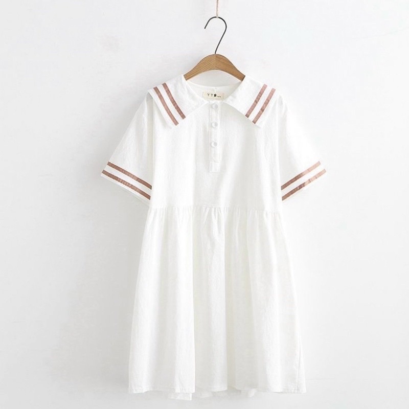 ĐẦM BANYDOLL CỔ THỦY THỦ (có ảnh thật) MS 105