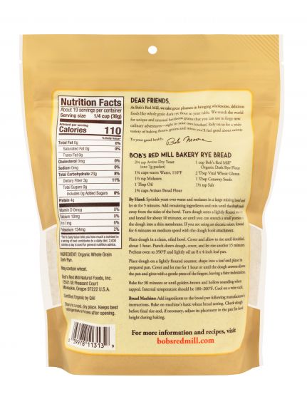 Bột Mì Đen Hữu Cơ ( Organic Dark Rye Flour ) 567g