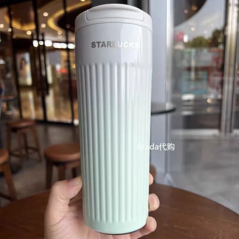 Clear stock and sell at low price! Starbucks cup co-branded stainless steel cup thermos cup cold keeping large capacity coffee cup Christmas glass cup