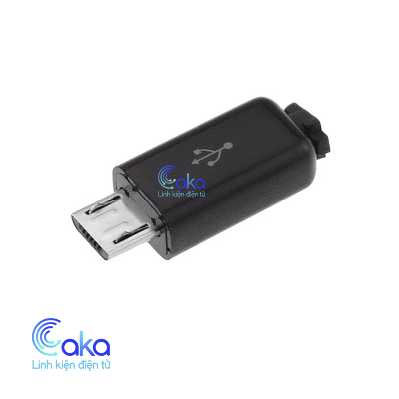 Đầu jack micro usb kèm vỏ