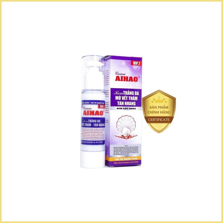Kem AIHAO Trắng da, Mờ vết thâm - tàn nhang (VIP.7 - Chai 50ml)