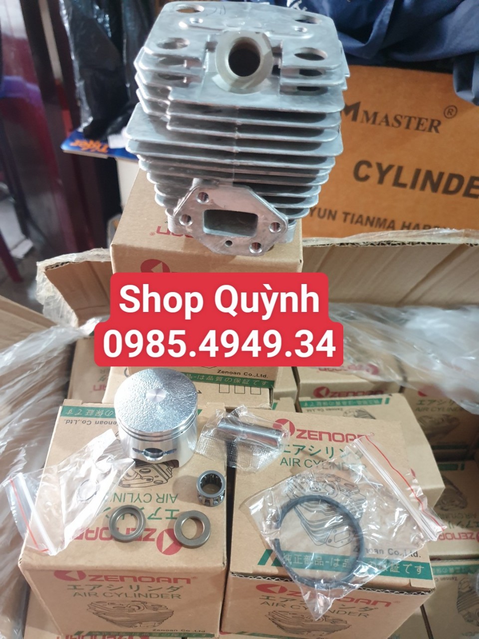 Bộ nòng hơi cylanh máy cắt cỏ husqvarna 143 / 541 zenoan. 40ly