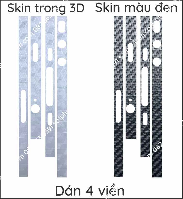 Miếng dán mặt lưng skin carbon iPhone 4 / 4s