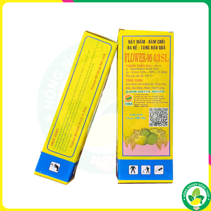 [COMBO 2 CHAI] Điều Hòa Sinh Trưởng FLOWER 95 0,3SL (chai 100ml)