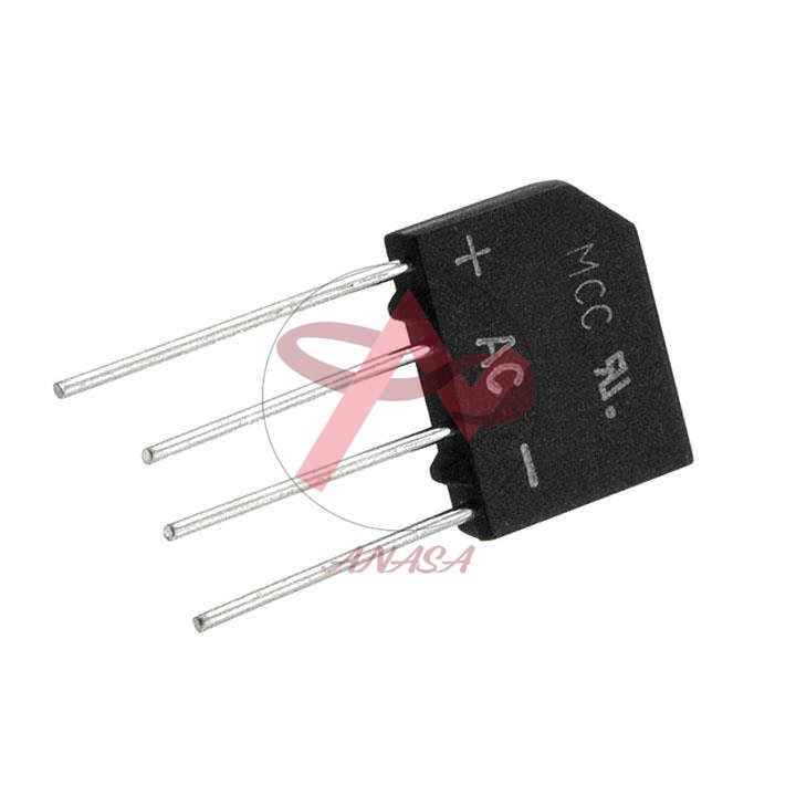 Diode Cầu 6A Dẹt KBL608 AC