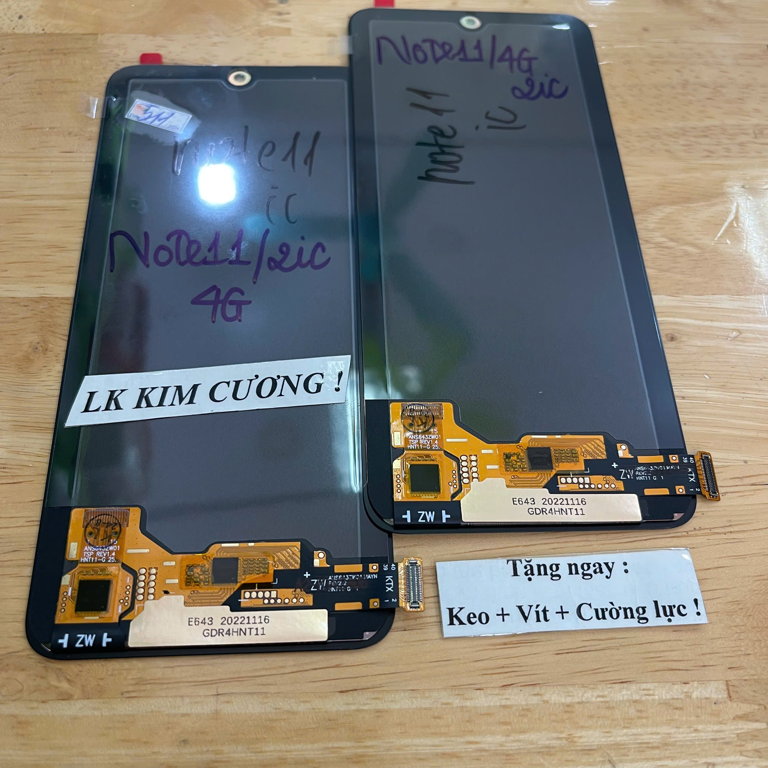 Màn hình thay thế xiaomi note 11 4g / redmi note 11s 4g / poco m4 pro 4g -  OLED (2ic