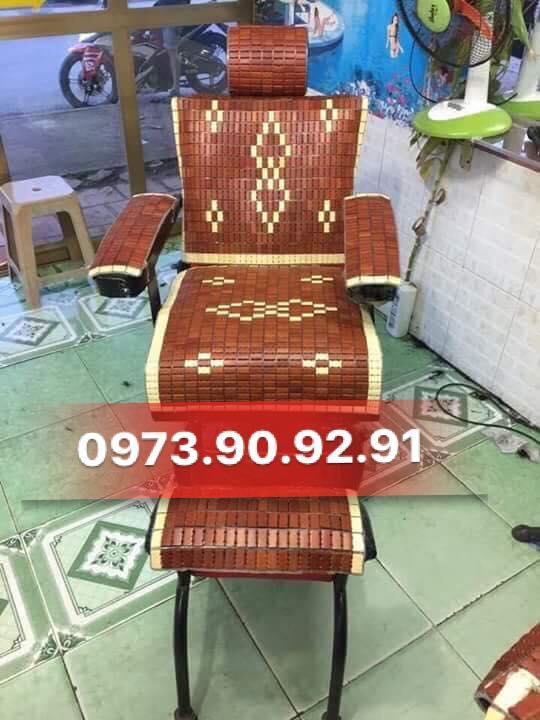 Chiếu trúc lót ghế cắt tóc cho mát