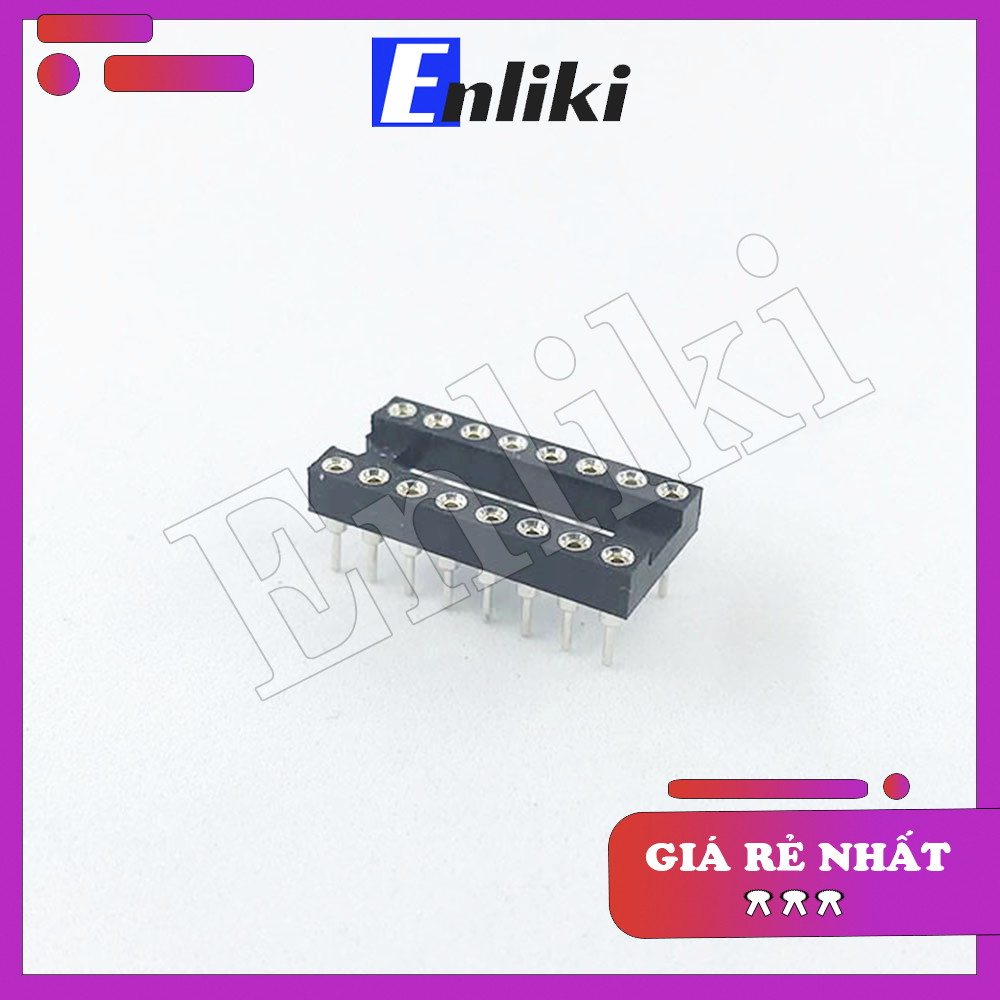 Đế IC DIP-16 Loại Tròn 16 Chân