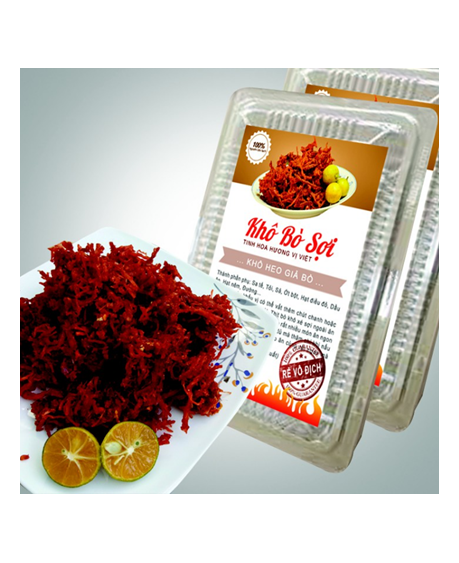 250gr - KHÔ HEO GIÃ BÒ
