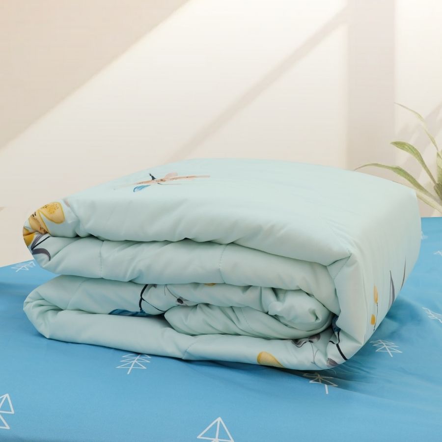 Stefani 5-piece set bed sheet with quilt cover-st200051-m x 2m cotton bedding set, 1m8x2m