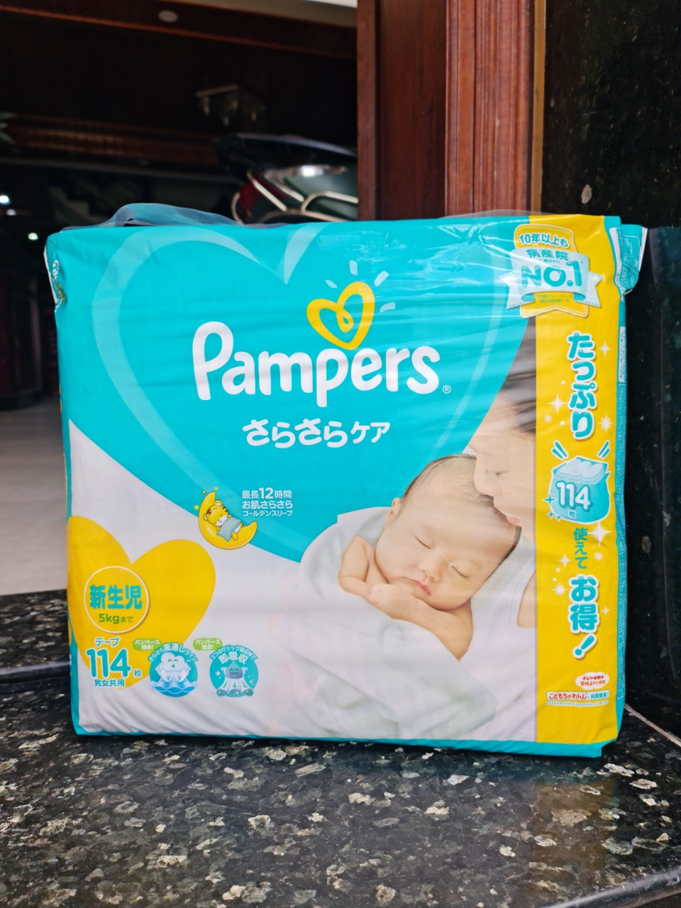 [HCM][JUMBO] Bỉm/Tả Dán PAMPER nội địa Jumbo NB114/S102/M80/L68
