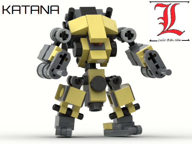 Le Go Đồ Chơi Lắp Ráp Robot Moc Mech Katana