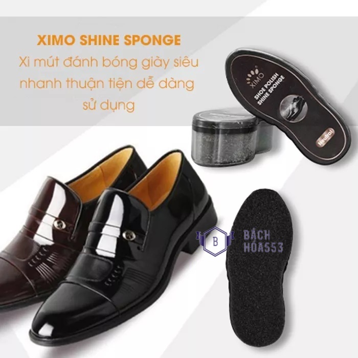 Xi Mút Đánh Bóng Giày Da, Chống Nước XIMO 50G