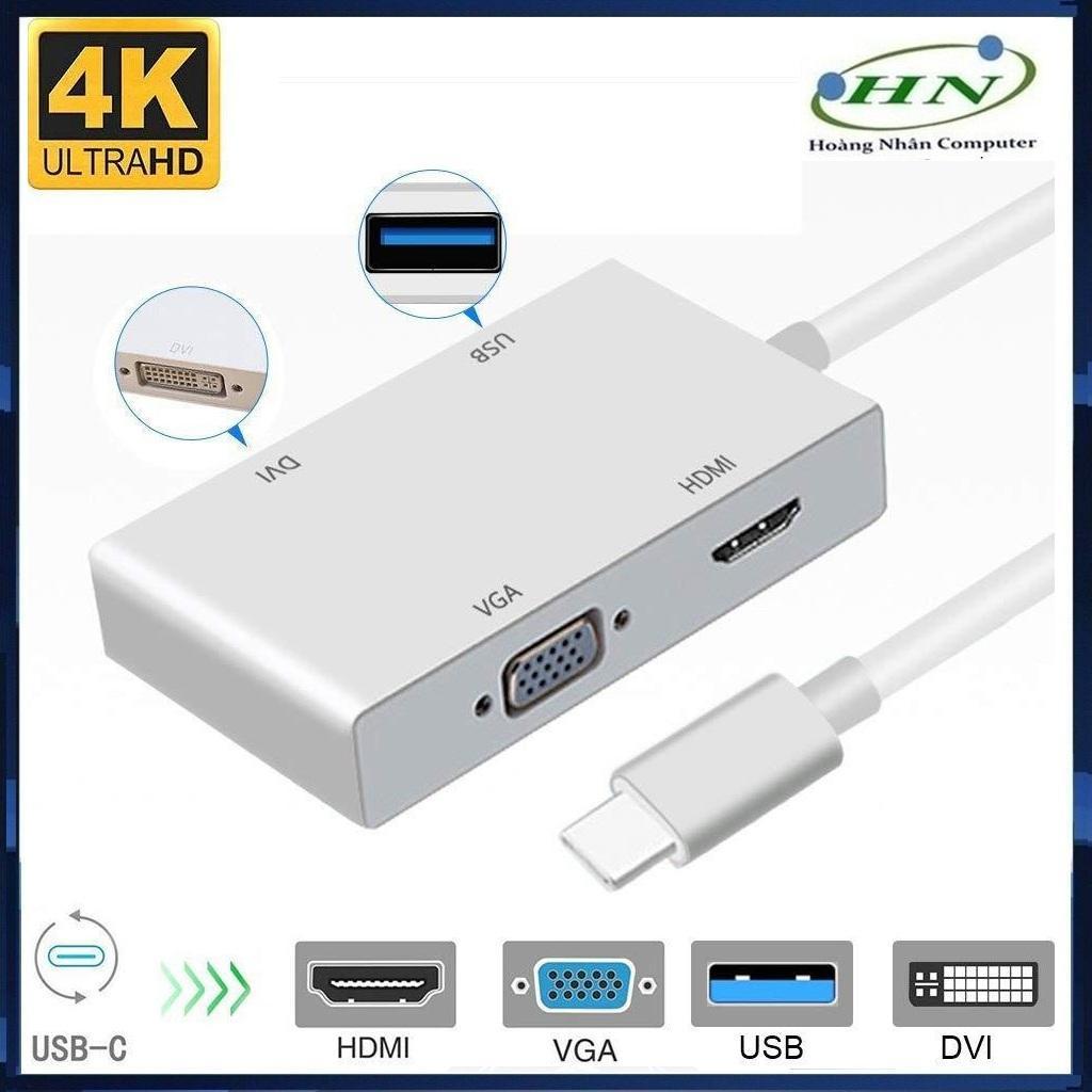 Cáp Chuyển Type-C ra HDMI VGA DVI USB 3.0