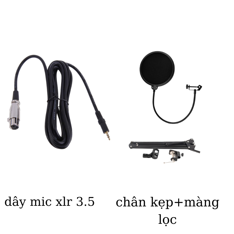 Combo mic thu âm Takstar PC K320 + Soundcard K10 [BH 1 NĂM]