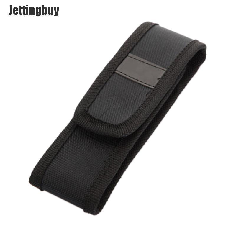 Led Flashlight Torch Lamp Light Holster Holder Carry Case Belt Pouch Nylon  14.5cm