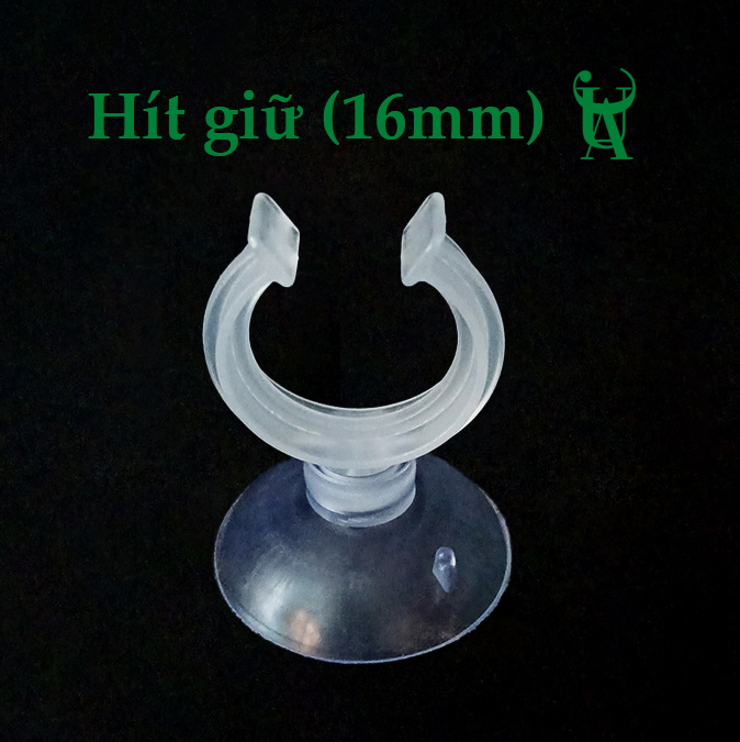 Hít kính bể cá giữ ống oxy, ống nước | Nút hít kính