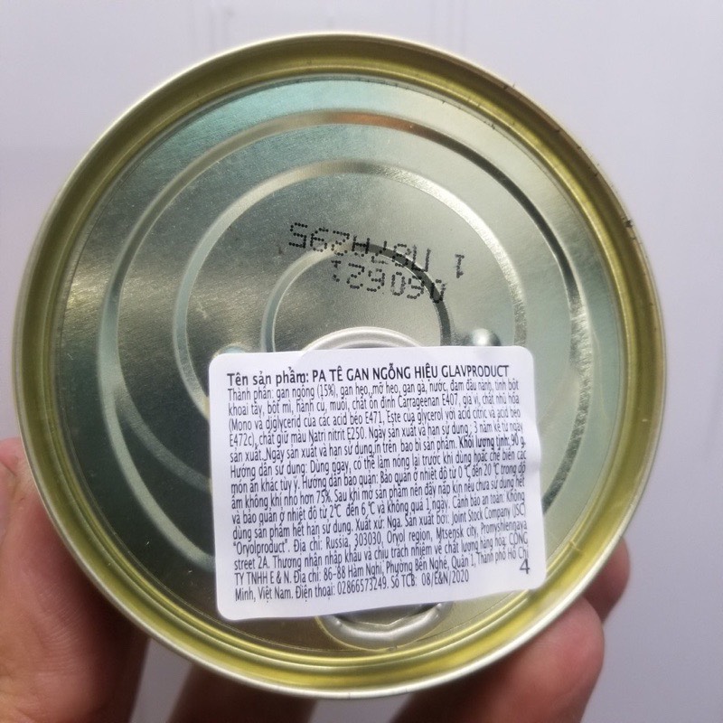 Pate Gan Ngỗng 90g ( Nhập Khẩu Nga )