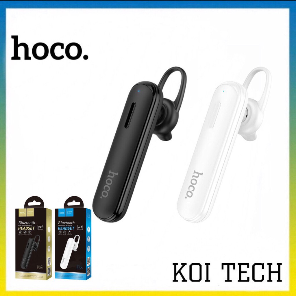 Tai nghe bluetooth Hoco e36 v4.2 - tai nghe nhét tai bluetooth có mic đàm thoại giá rẻ