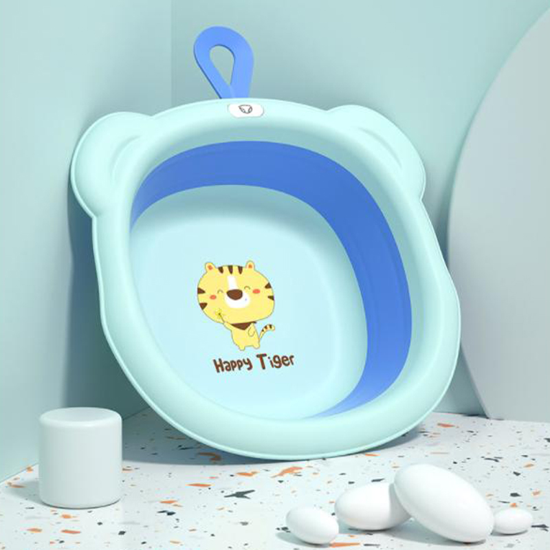 Chậu rửa mặt gấp gọn Happy Tiger