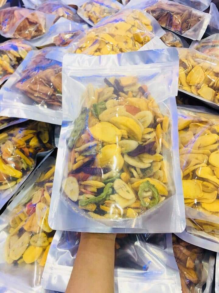 [HCM]500g trái cây sấy thập cẩm (hàng nguyên)