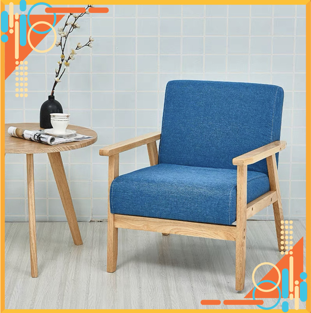 Ghế sofa đơn, ghế sofa thư giãn phòng cách Hàn Quốc, phù hợp nhiều không gian sống