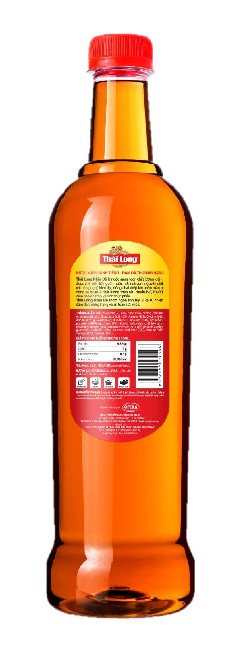 Nước mắm Loại 1 Thái Long - Nhãn Đỏ 750ml