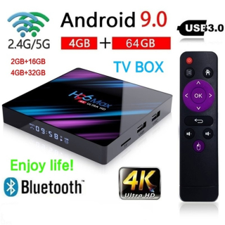 Easy to use Hộp TV Thông Minh H96MAX - RK3318 TiVi Box android 9.0 HD 1080P 4K 64G Chip Quad-Core Lõi Tứ Có Điều Khiển Bằng Giọng Nói Netflix Youtube Android Set-Top Box IPTV Media Player thumbnail